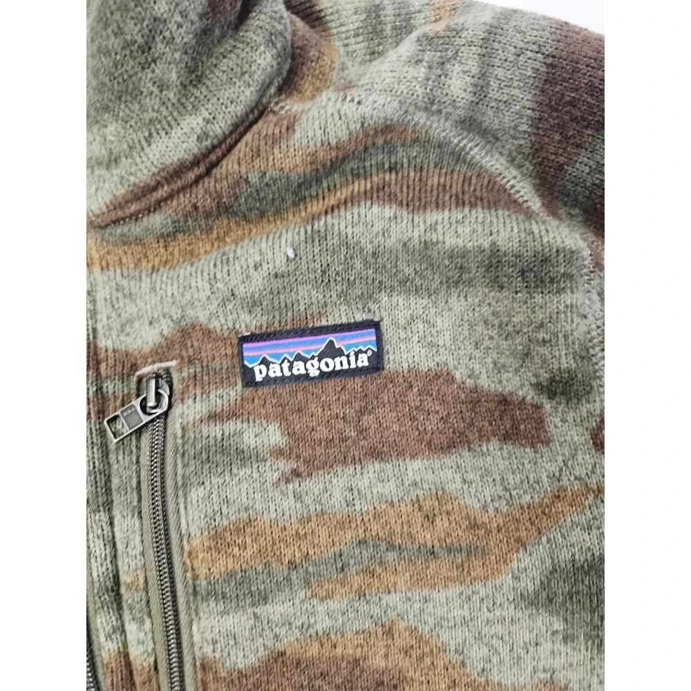Patagonia Camouflage‎ Better Sweater Men's Small 1/4 Zip Pullover Fleece Sweater